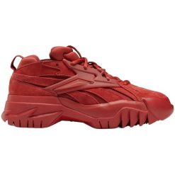Buty sportowe damskie Reebok X Cardi B Club C V2. Czerwone buty sportowe na co dzień damskie Reebok, bez wzorów, z materiału. Za 252.00 zł.