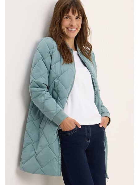 Cecil Płaszcz pikowany w kolorze błękitnym rozmiar: M. Niebieskie płaszcze damskie Cecil, m, bez wzorów. Za 344.54 zł.