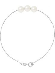 Pearline Srebrna bransoletka z perłami rozmiar: onesize. Białe bransoletki damskie Pearline, srebrne. Za 165.99 zł.