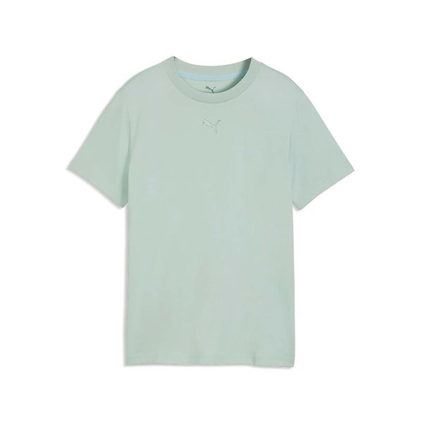 T-Shirt Puma Ess Centered Cat Logo Tee G Dzieci. Zielone koszulki dziewczęce Puma, s, bez wzorów, z bawełny, bez ramiączek. Za 156.99 zł.