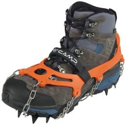 Raczki dla dorosłych Camp Ice Master nakłdki antypoślizgowe. Brązowe obuwie trekkingowe damskie CAMP, na zimę. Za 127.99 zł.
