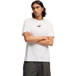 Męskie T shirt Puma Ess Small No.1 Logo Centered Tee. Białe t-shirty męskie Puma, m, bez wzorów, z bawełny, bez kołnierzyka. Za 190.00 zł.