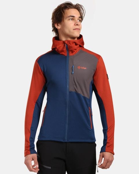 Męska bluza polarowa Kilpi SEVELEN-M. Niebieskie bluzy z kapturem męskie Kilpi, m, z materiału. Za 290.50 zł.