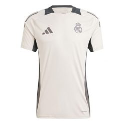 Koszulka treningowa Real Madrid 2024/25. Czerwone t-shirty sportowe męskie Adidas, bez ramiączek, do piłki nożnej. W wyprzedaży za 219.15 zł.