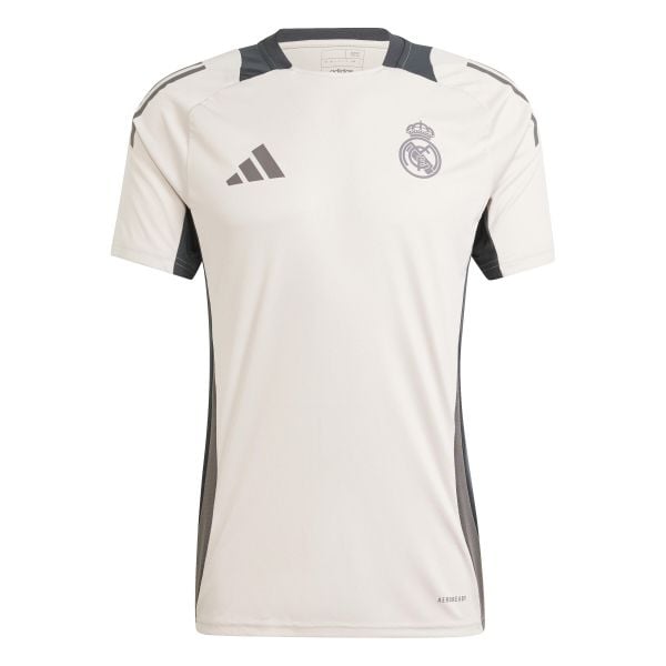 Koszulka treningowa Real Madrid 2024/25. Czerwone t-shirty sportowe męskie Adidas, bez ramiączek, do piłki nożnej. W wyprzedaży za 203.50 zł.