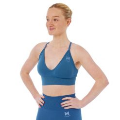 Xtreme Sportswear Biustonosz sportowy damski Niebieski. Niebieskie biustonosze sportowe damskie XTREME SOCKSWEAR, bez wzorów. Za 138.99 zł.