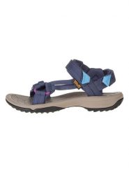 Teva Sandały trekkingowe "Terra Fi Lite" w kolorze granatowym rozmiar: 37. Niebieskie obuwie trekkingowe damskie Teva, bez wzorów, bez obcasa, na płaskiej podeszwie. Za 198.10 zł.