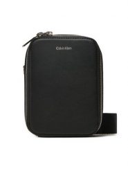 Calvin Klein Saszetka Ck Sleek Reporter Xs K50K512747 Czarny. Czarne saszetki męskie CALVIN KLEIN, ze skóry. Za 399.99 zł.