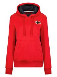 Geographical Norway Bluza "Genifer" w kolorze czerwonym rozmiar: S. Czerwone bluzy z kapturem damskie Geographical Norway, s. Za 117.17 zł.