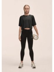 Legginsy Casall Essential Tights S. Czarne legginsy sportowe damskie Casall, s, bez wzorów, z elastanu, z podwyższonym stanem, na fitness i siłownię. Za 269.00 zł.