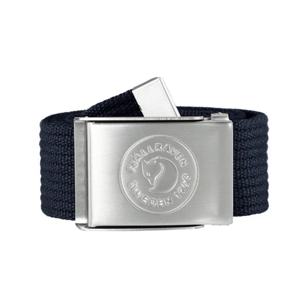 Pasek do spodni Fjällräven 1960 Logo Belt. Niebieskie paski męskie Fjällräven, na lato, bez wzorów. Za 139.99 zł.