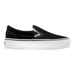 Buty do chodzenia damskie Vans Classic Slip on. Czarne trampki i tenisówki damskie Vans, bez wzorów. W wyprzedaży za 301.40 zł.