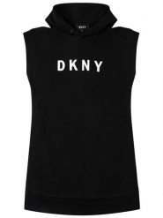 DKNY Sukienka codzienna D32738 M Czarny Regular Fit. Czarne sukienki dziewczęce DKNY, bez wzorów, z bawełny, bez ramiączek. Za 279.00 zł.