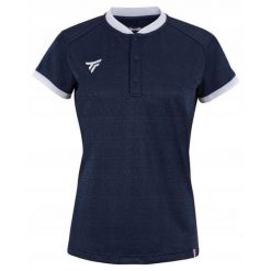 Koszulka polo tenisowa damska Tecnifibre Team Mesh Polo. Niebieskie bluzki damskie TECNIFIBRE, bez wzorów, z meshu, sportowe, bez kołnierzyka, bez ramiączek. W wyprzedaży za 169.00 zł.