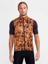 Craft Kamizelka kolarska "Pro Gravel" w kolorze jasnobrązowym rozmiar: S. Brązowe kamizelki męskie Craft, s, z materiału. Za 173.99 zł.