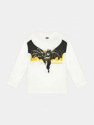 OVS Bluzka BATMAN 1889127 Biały Regular Fit. Białe t-shirty chłopięce OVS, bez wzorów, z bawełny, bez ramiączek. Za 69.99 zł.