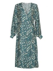 MOSS COPENHAGEN Sukienka "Zaneta" w kolorze niebieskim rozmiar: XL. Niebieskie sukienki damskie MOSS COPENHAGEN, na co dzień, s, bez wzorów, z wiskozy, bez kołnierzyka, bez ramiączek, maxi, proste. Za 205.93 zł.