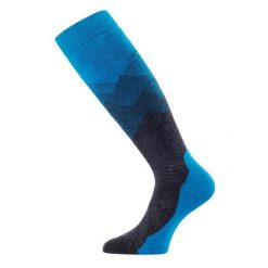 Skarpety narciarskie uniseks Lasting FWM 585 Merino 85%. Niebieskie skarpetki męskie LASTING, bez wzorów, z wełny. Za 139.90 zł.