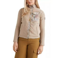 Sweter polarowy damski O'Neill Utility Button Fleece. Brązowe swetry klasyczne damskie O'neill, m, z materiału, bez kołnierzyka. Za 429.00 zł.
