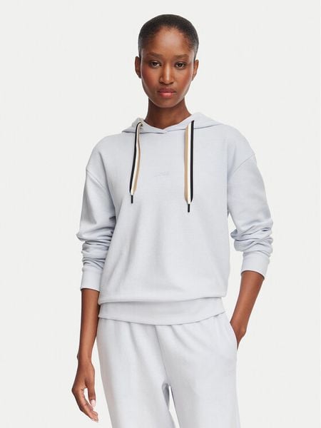 BOSS Bluza 50524760 Niebieski jasny Regular Fit. Niebieskie bluzy bez kaptura damskie Boss, m, z bawełny. Za 399.99 zł.