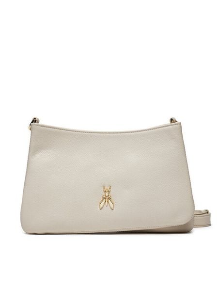 Patrizia Pepe Torebka 2B0101/L133-W338 Écru. Listonoszki damskie Patrizia Pepe, bez wzorów, ze skóry, bez dodatków. Za 1,199.00 zł.