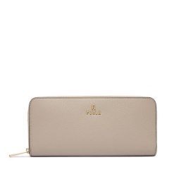 Portfel Furla. Brązowe portfele damskie Furla, bez wzorów. Za 764.99 zł.