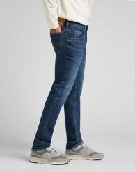 LEE RIDER MĘSKIE SPODNIE JEANSOWE SEA SALT WORN L701PXEI 112321982. Niebieskie spodnie materiałowe męskie Lee, bez wzorów, z jeansu. Za 239.99 zł.