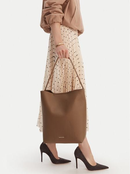 GINO ROSSI Torebka C-LDA8552 Brązowy. Brązowe torebki klasyczne damskie Gino Rossi, bez wzorów, z materiału, bez dodatków. Za 229.99 zł.