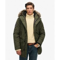 Parka Everest. Zielone parki męskie Superdry., m, bez wzorów. W wyprzedaży za 706.00 zł.