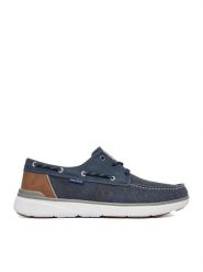 Nautica Półbuty CWBEO-25SCM014 Granatowy. Niebieskie półbuty męskie Nautica, z materiału, bez zapięcia. Za 179.99 zł.