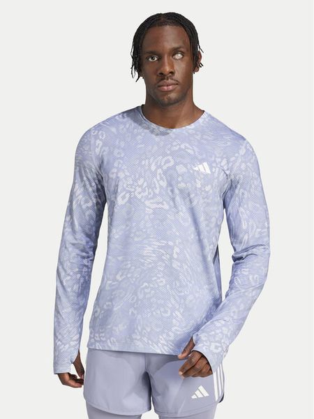 Adidas Koszulka techniczna Own the Run 3-Stripes JD7770 Niebieski Regular Fit. Niebieskie t-shirty sportowe męskie Adidas, m, z syntetyku, bez ramiączek, do biegania. Za 149.99 zł.