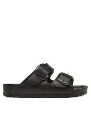 Birkenstock Klapki Arizona Big Buckle Eva 1029641 Czarny. Czarne klapki damskie Birkenstock, bez wzorów, z tworzywa sztucznego, bez obcasa. Za 199.99 zł.
