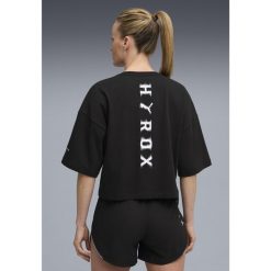 Damska skrócona koszulka PUMA x HYROX Lifestyle PUMA Black. Czarne bluzki damskie Puma, s, bez wzorów, bez ramiączek. Za 179.00 zł.