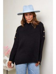 Soft Cashmere Sweter w kolorze czarnym rozmiar: 38/40. Czarne golfy damskie Soft Cashmere, bez wzorów, bez ramiączek. Za 120.93 zł.