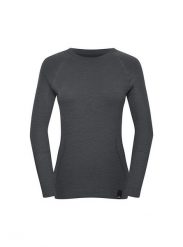 Koszulka longsleeve damska termoaktywna bezszwowa Fjord Nansen Oxiva Merino. Szare bielizna termoaktywna damska FJORD NANSEN, xs, bez wzorów, z materiału. Za 299.99 zł.