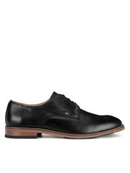 Gino Rossi Półbuty DANTE2-01 125AM Czarny. Czarne buty wizytowe męskie Gino Rossi, ze skóry, bez zapięcia. Za 359.99 zł.