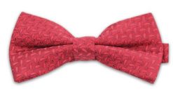 Czerwona Mucha w Drobny Wzór Paisley, Męska. Czerwone krawaty i muchy męskie Vernon, bez wzorów, eleganckie. Za 29.00 zł.