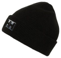 Czapka Helly Hansen sea gear. Czarne czapki męskie Helly Hansen, bez wzorów, z materiału, retro. Za 148.90 zł.