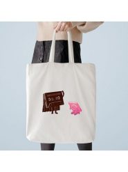 WOOOP Torba "I am your father" w kolorze kremowym - 36 x 43 cm rozmiar: onesize. Brązowe shopper bag damskie Wooop, bez wzorów, z bawełny, na ramię, bez dodatków. Za 39.99 zł.