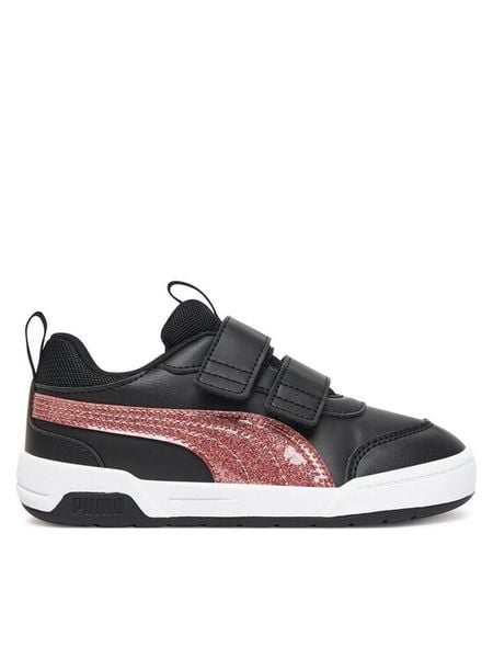 Puma Sneakersy Multiflex 2 Glitz Fs V Ps 403211 01 Czarny. Czarne buty sportowe dziewczęce Puma, bez wzorów, ze skóry, bez zapięcia. Za 159.99 zł.