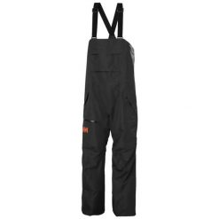Spodnie narciarskie z szelkami Helly Hansen Elevation Infin Shell. Czarne spodnie materiałowe męskie Helly Hansen, bez wzorów, z puchu. Za 2,110.50 zł.