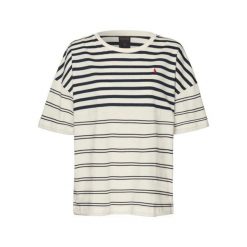 Koszulka damska Musto Marine. Białe t-shirty damskie Musto, l, bez wzorów, z bawełny, bez kołnierzyka. Za 226.00 zł.