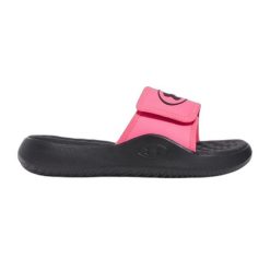 Klapki damskie Under Armour Ignite Pro 8. Czerwone klapki damskie Under Armour, bez wzorów, z materiału, bez obcasa. Za 264.00 zł.