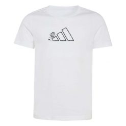 Koszulka Adidas Sport Jg Animal T2 Dzieci. Białe koszulki dziewczęce Adidas, s, bez wzorów, z bawełny, bez ramiączek. Za 142.99 zł.