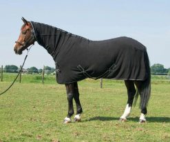 Koszulka dla koni z szyją Harry's Horse Deluxe. Czarne t-shirty damskie HARRYS HORSE, s, bez wzorów, z materiału, bez kołnierzyka. Za 249.50 zł.