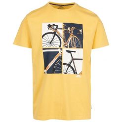 T-shirt Męski Rower Chowder. Żółte t-shirty męskie Trespass, m, bez wzorów, bez kołnierzyka. Za 54.99 zł.