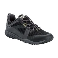 Buty do chodzenia męskie Jack Wolfskin Spirit Low. Czarne buty trekkingowe męskie Jack Wolfskin, z materiału, bez zapięcia, trekkingowe. Za 675.00 zł.