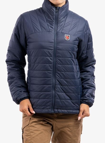 Kurtka zimowa damska Fjallraven Expedition X-Latt Jacket. Niebieskie kurtki damskie Fjällräven, na zimę, xs, bez wzorów, bez kaptura. Za 823.89 zł.