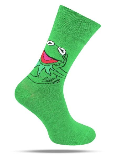 Skarpetki Bawełniane - Tematyczne - Zielone, Kermit. Zielone skarpetki męskie His Story, bez wzorów, z bawełny. Za 29.99 zł.