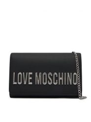 LOVE MOSCHINO Torebka JC4103PP1PKD000B Czarny. Czarne torebki klasyczne damskie Love Moschino, bez wzorów, ze skóry, wizytowe, bez kołnierzyka, bez ramiączek. Za 567.99 zł.